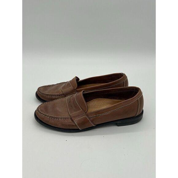 Cole Haan Douglas Country Brown Leather Penny Loafer Shoes Men’s Size 9M - Picture 1 of 9
